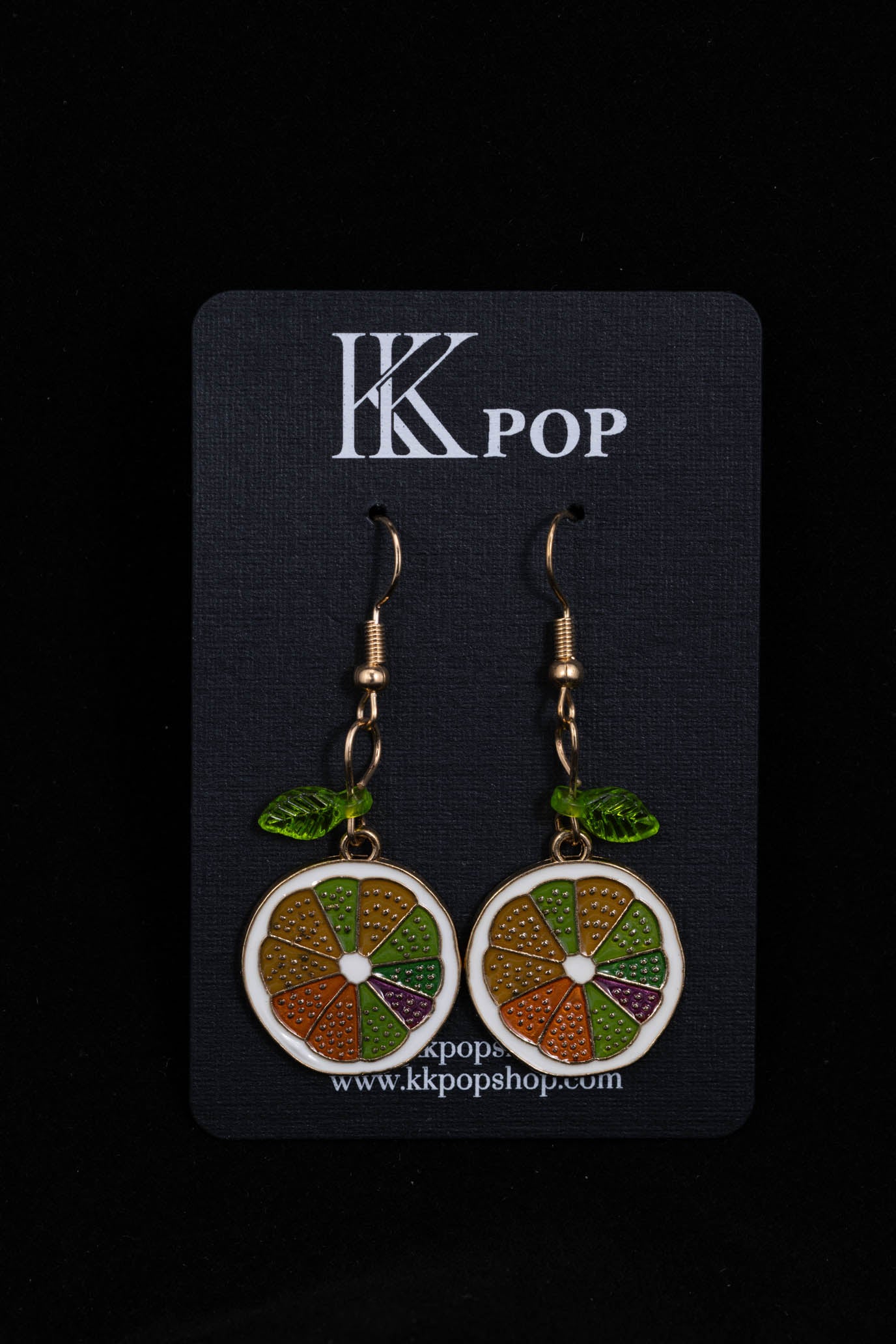 Lemon Slice Dangle Earrings