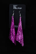 Luxe Aluminum Mesh Drop Earrings