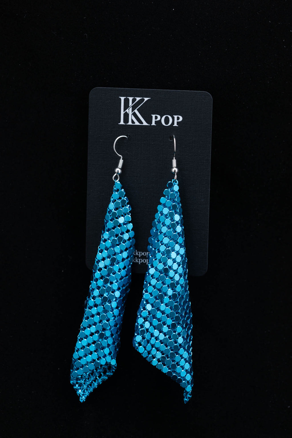 Luxe Aluminum Mesh Drop Earrings