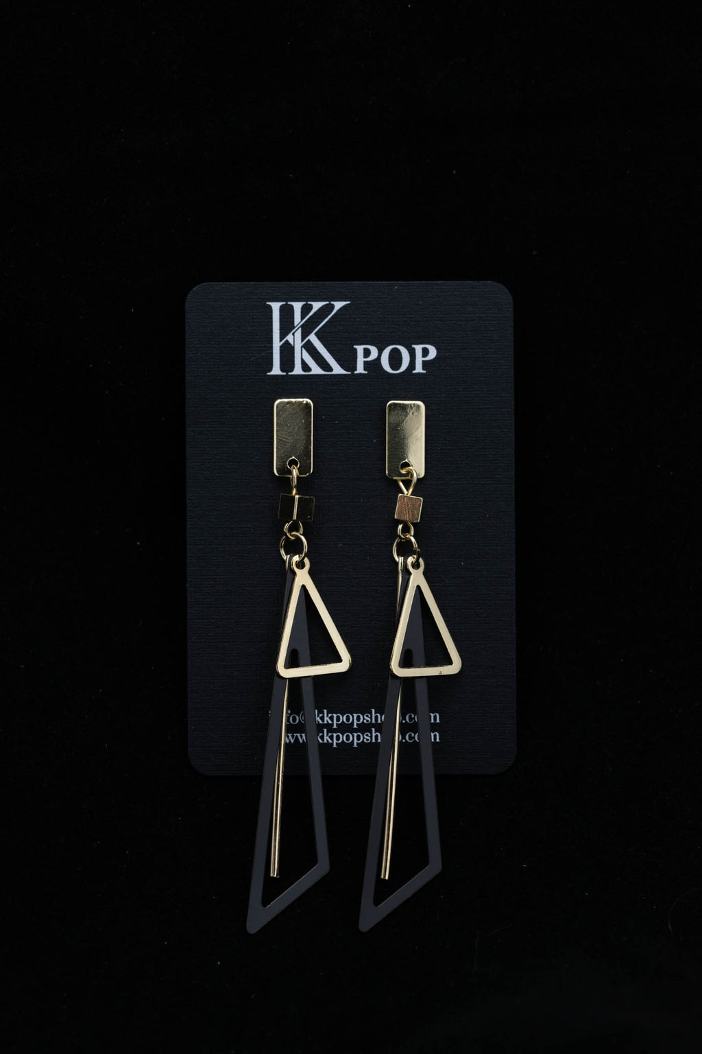 Geo Prism Dangle Earrings