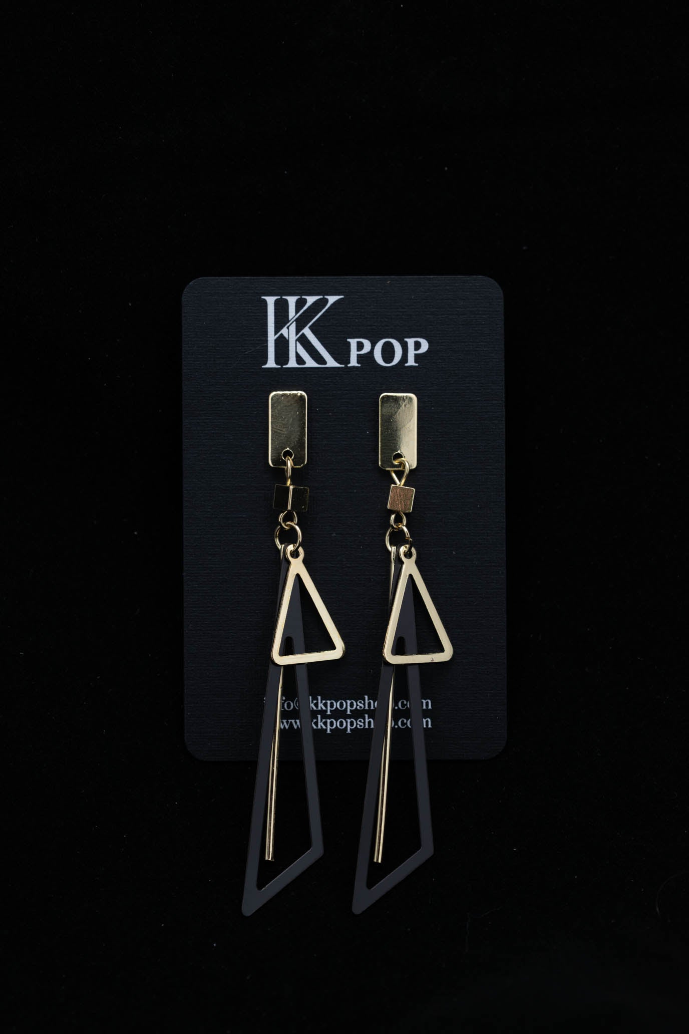 Geo Prism Dangle Earrings