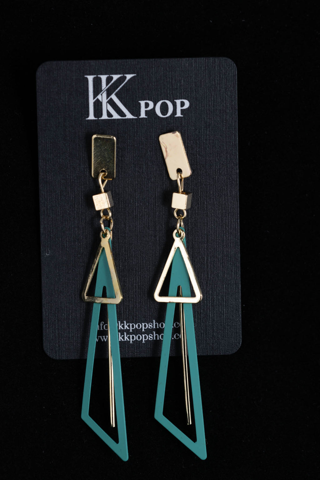 Geo Prism Dangle Earrings