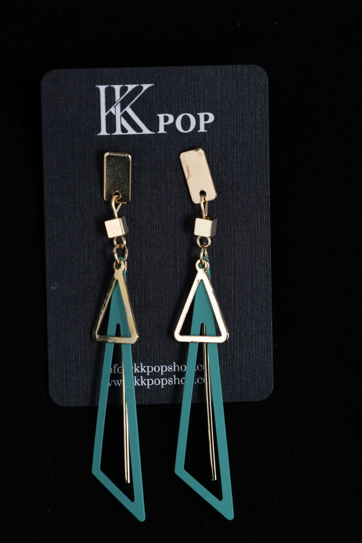 Geo Prism Dangle Earrings
