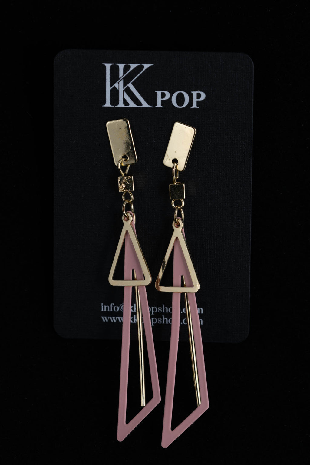 Geo Prism Dangle Earrings