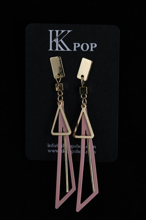 Geo Prism Dangle Earrings